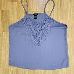 Rue21 Lavender Embellished Cropped Camisole